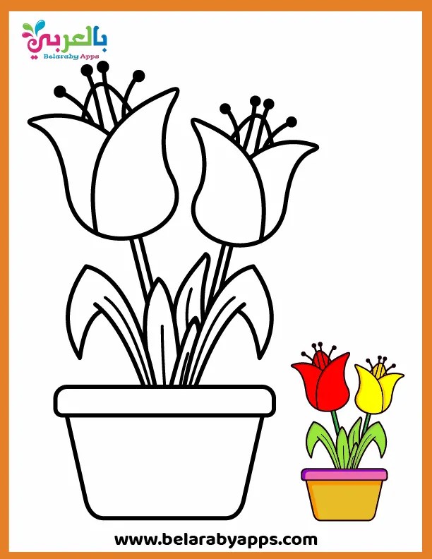 صور رسومات ازهار للطباعة صور رسومات ازهار للطباعة